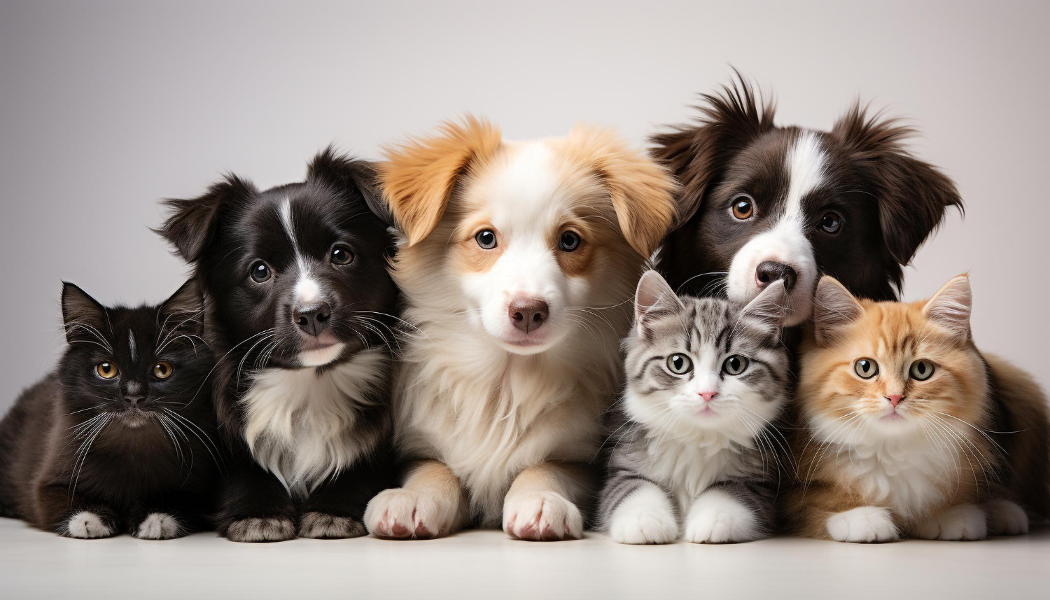 Pet care products: shampoos, paw creams, supplements
