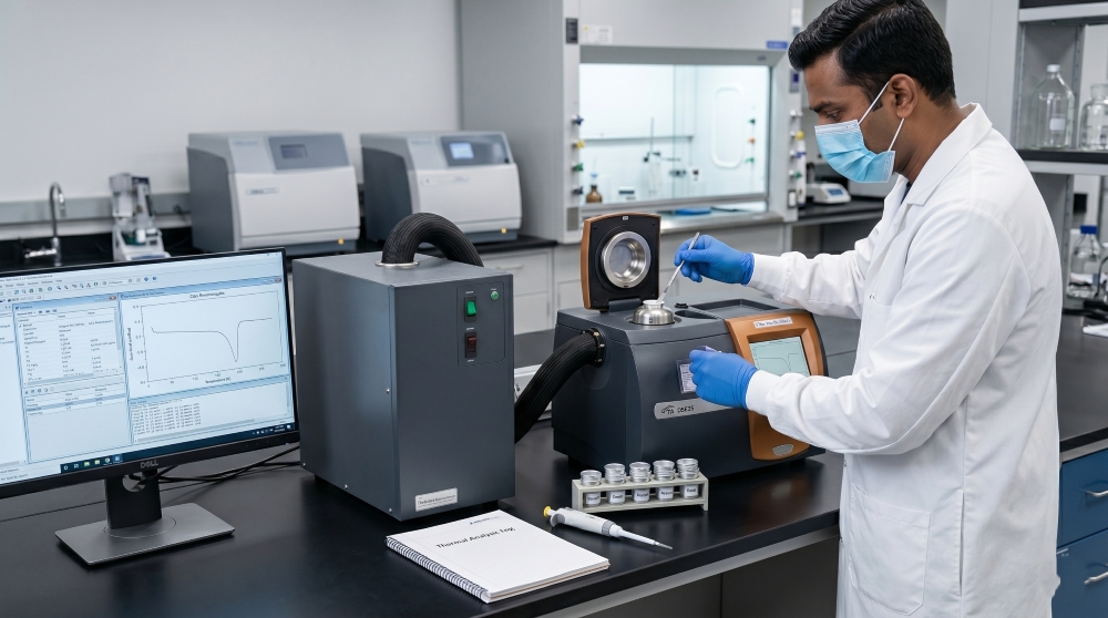 Differential Scanning Calorimetry (DSC) instrument at Auriga Research